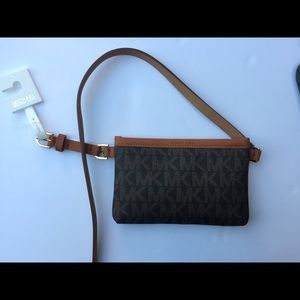 Michael Kors belt bag fanny pack with logo print
